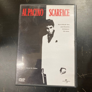 Scarface - arpinaama DVD (M-/VG+) -draama-